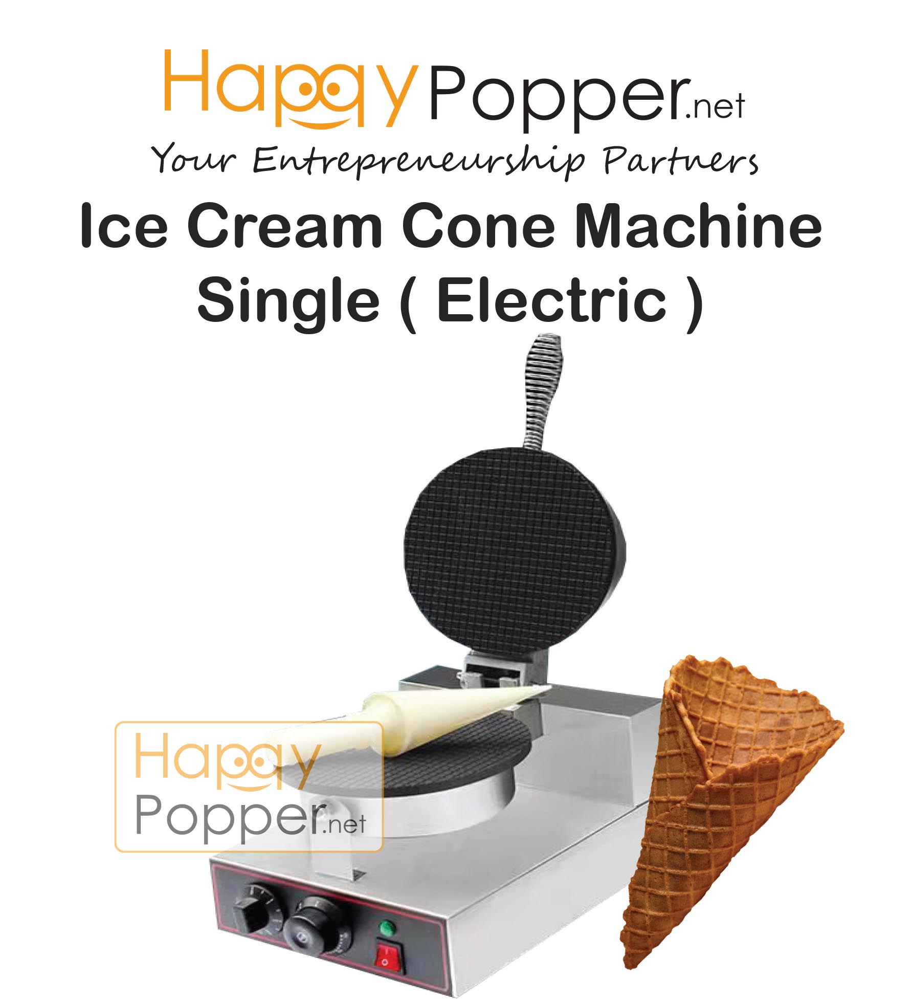Ice Cream Cone Machine Single ( Electric )
